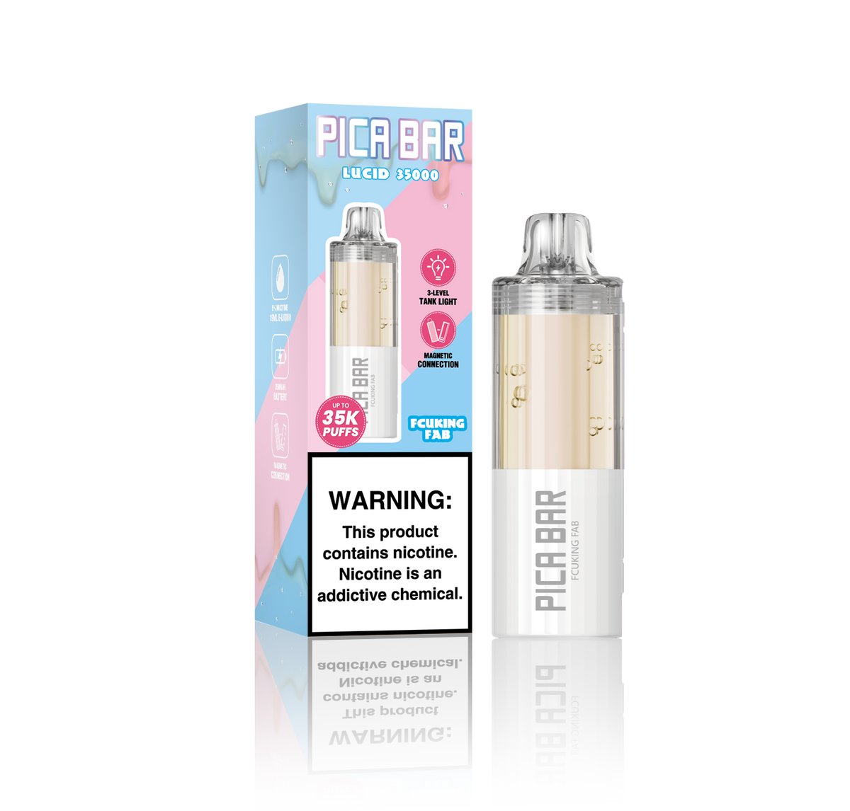 Assembled in USA | PICA BAR Lucid 35K Disposable POD - 35,000 Puffs