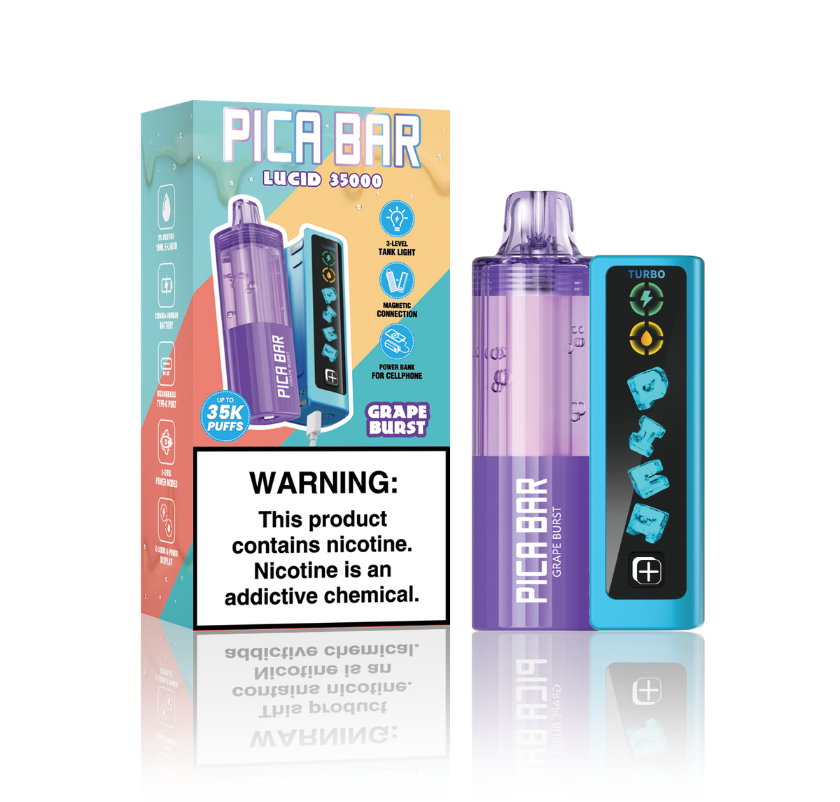 PICA BAR Lucid 35K Disposable KIT - 35,000 Puff