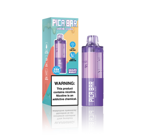 Assembled in USA | PICA BAR Lucid 35K Disposable POD - 35,000 Puffs