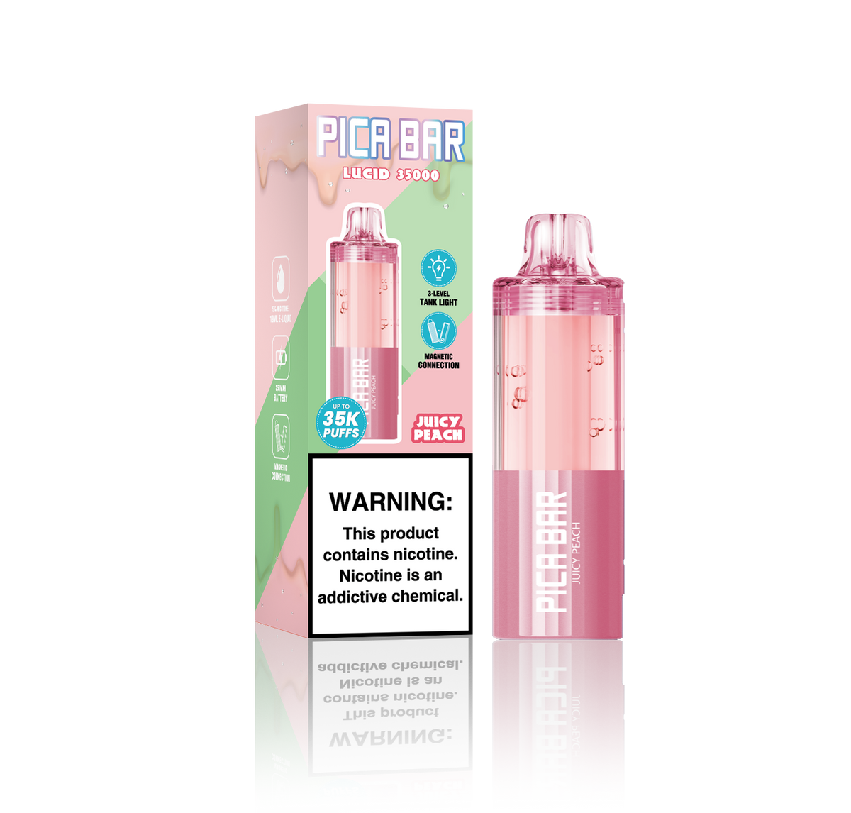 Assembled in USA | PICA BAR Lucid 35K Disposable POD - 35,000 Puffs