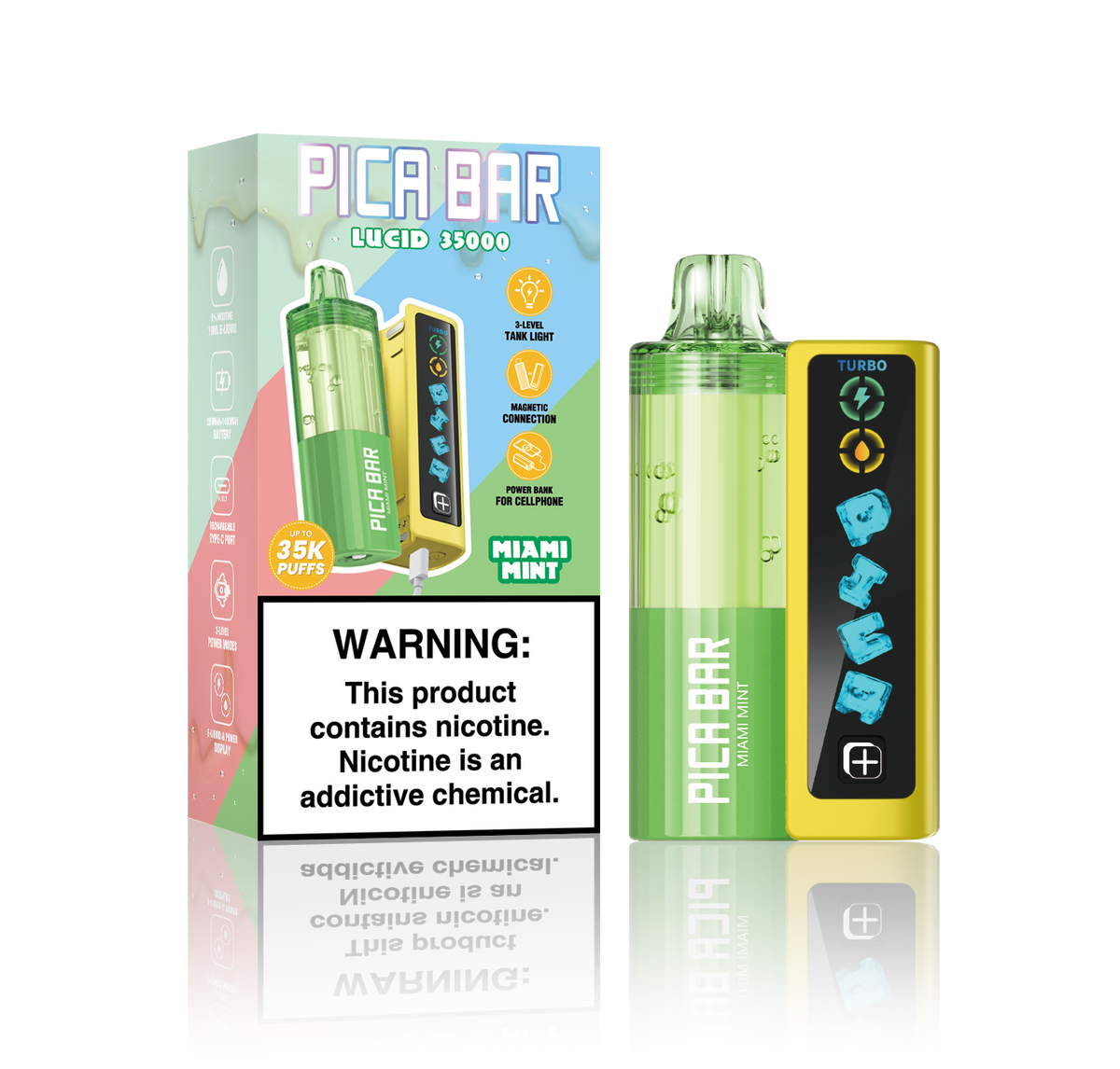 PICA BAR Lucid 35K Disposable KIT - 35,000 Puff