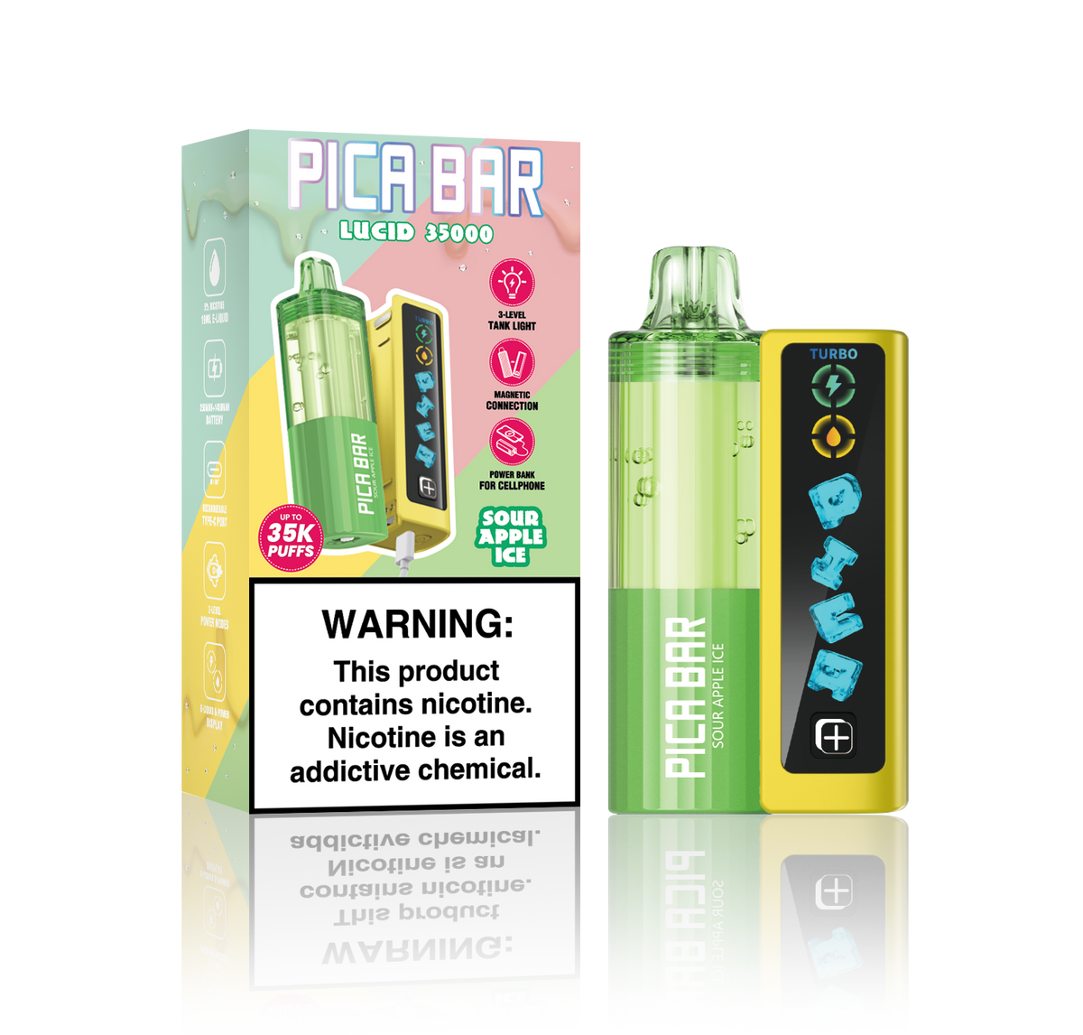 PICA BAR Lucid 35K Disposable KIT - 35,000 Puff