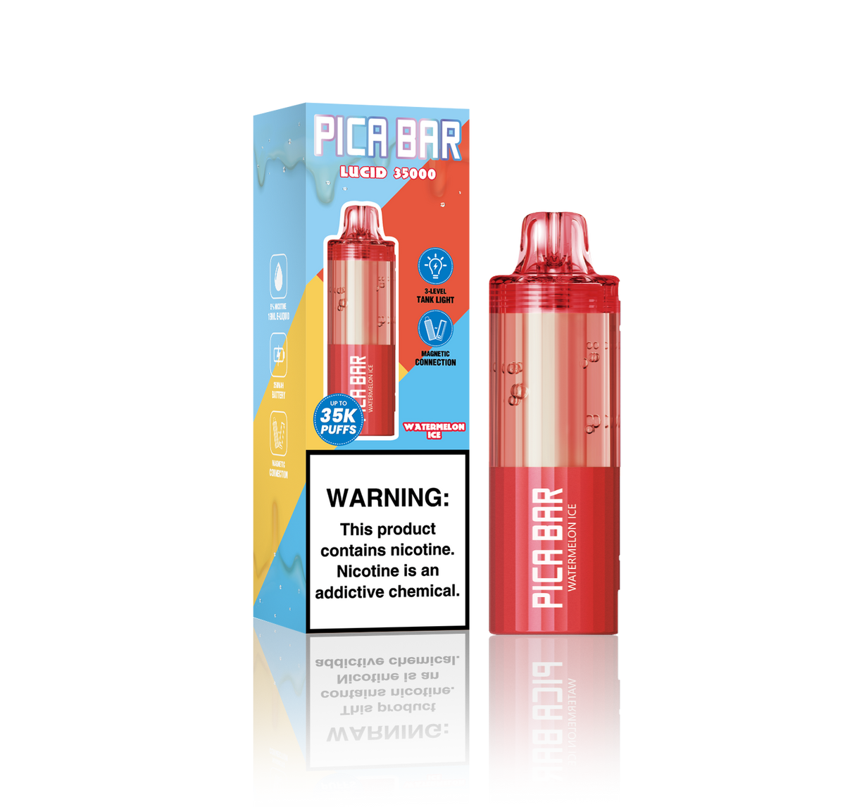 Assembled in USA | PICA BAR Lucid 35K Disposable POD - 35,000 Puffs