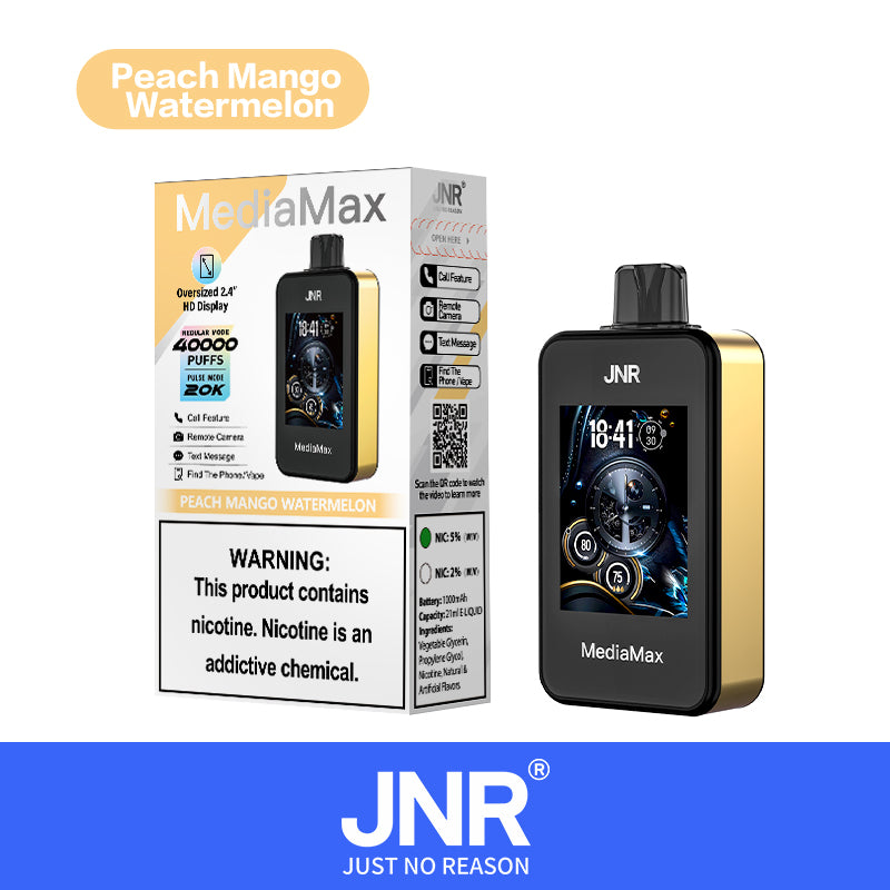 JNR "Media Max" 40K Disposable Device - 40000 Puffs