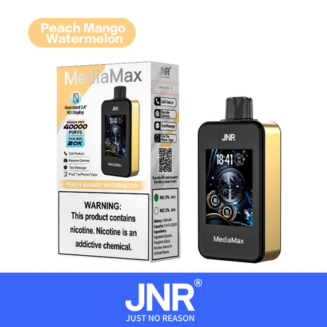 JNR "Media Max" 40K Disposable Device - 40000 Puffs