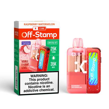 Made in Indonesia | Off-Stamp X-CUBE "Crystal Cube" 35K Disposable KIT – 35,000 Puffs