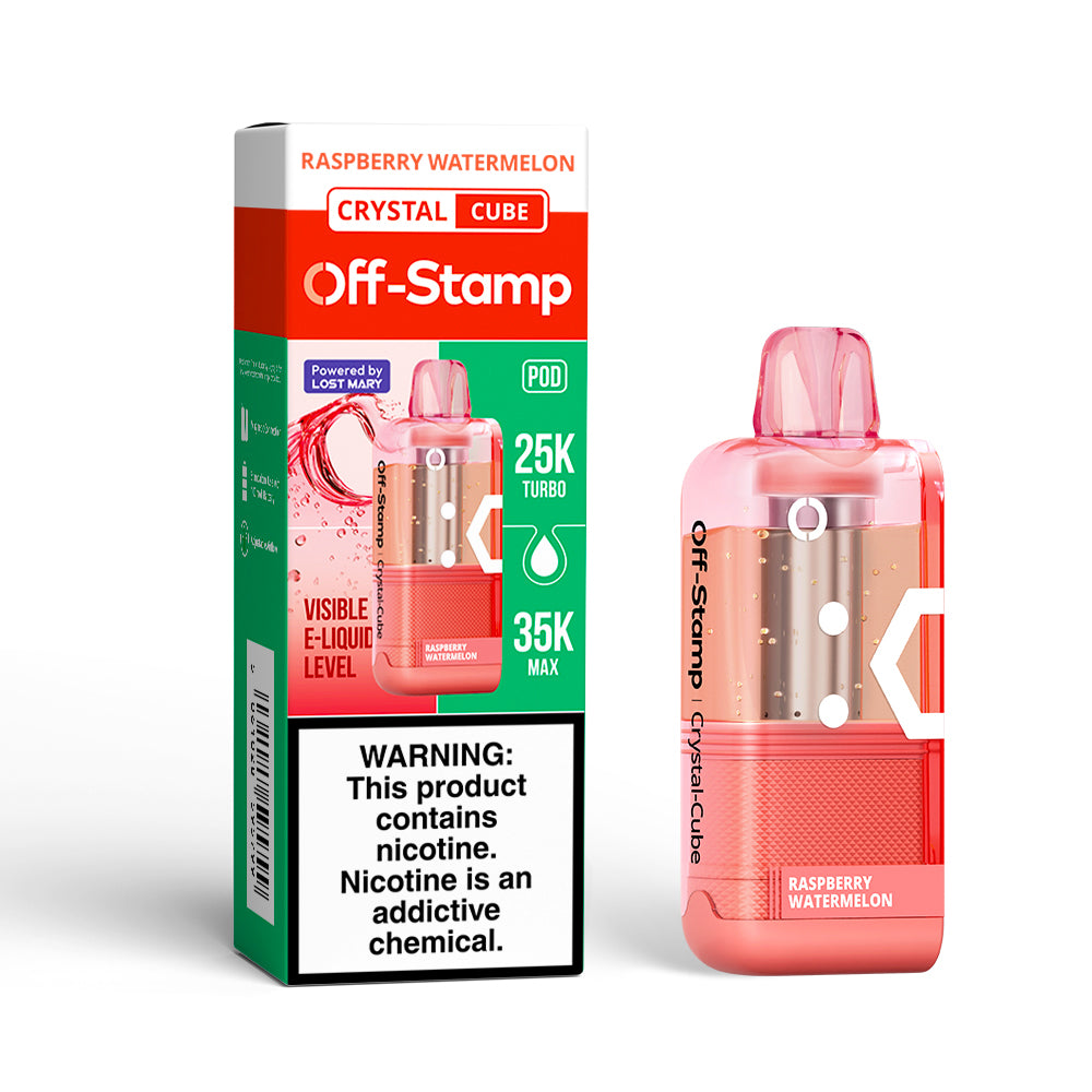 Off-Stamp X-CUBE Crystal Cube 35K Disposable POD Powered By LOST MARY – 35000 Puffs