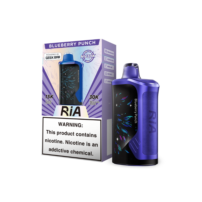 RIA NV30K Puff Powered By GEEK BAR Disposable Device – 30,000 Puffs