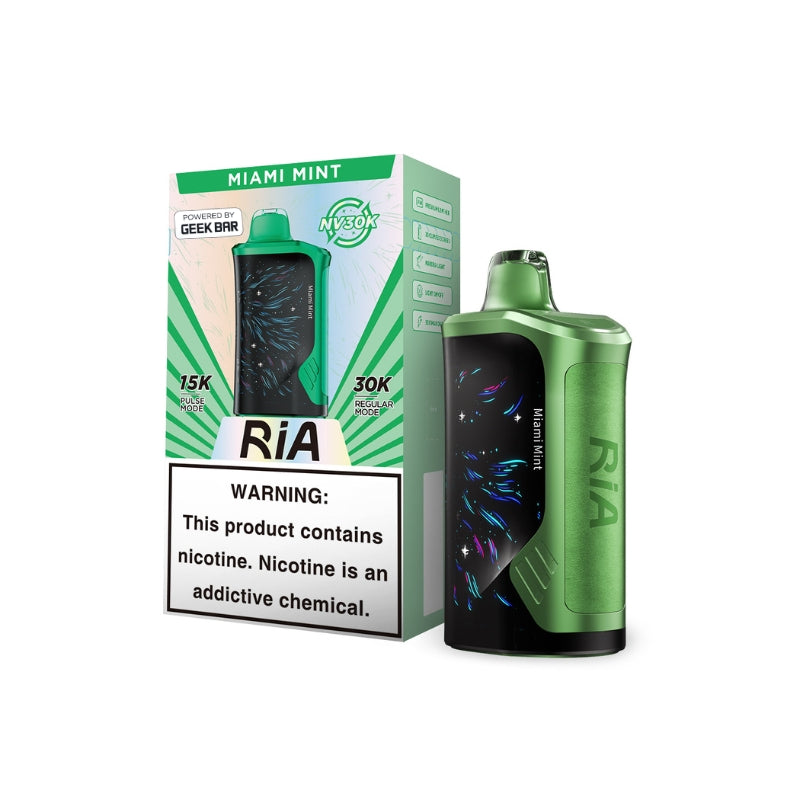 RIA NV30K Puff Powered By GEEK BAR Disposable Device – 30,000 Puffs