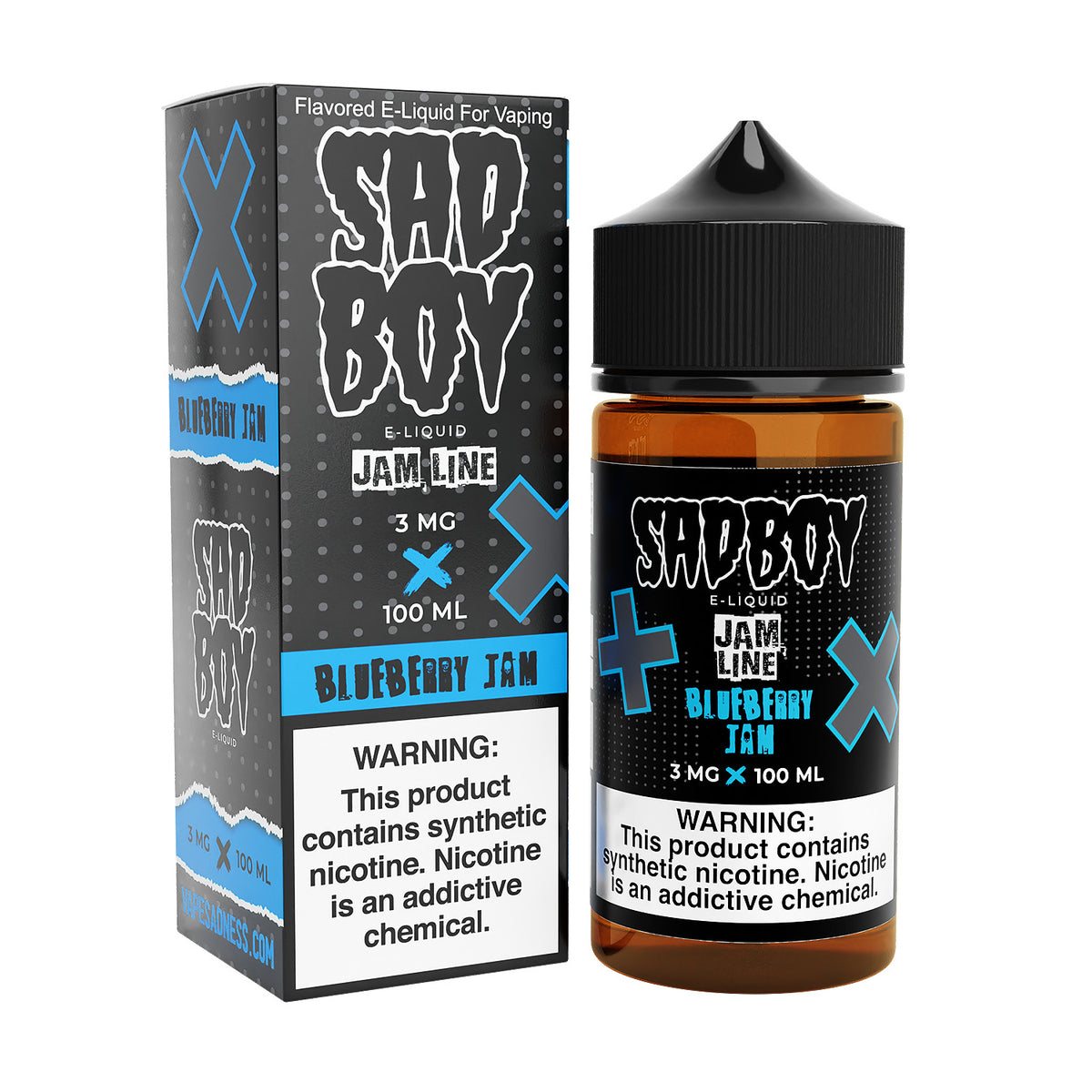 SADBOY E-Liquid - Blueberry Jam 100ML -  Jam Line Series
