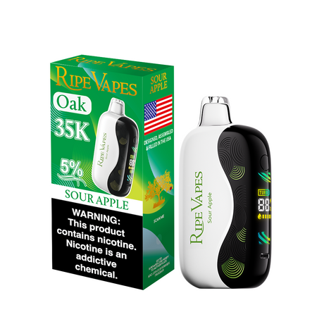 Assembled in USA | Ripe Vapes OAK 35K Disposable Device - 35,000 Puffs