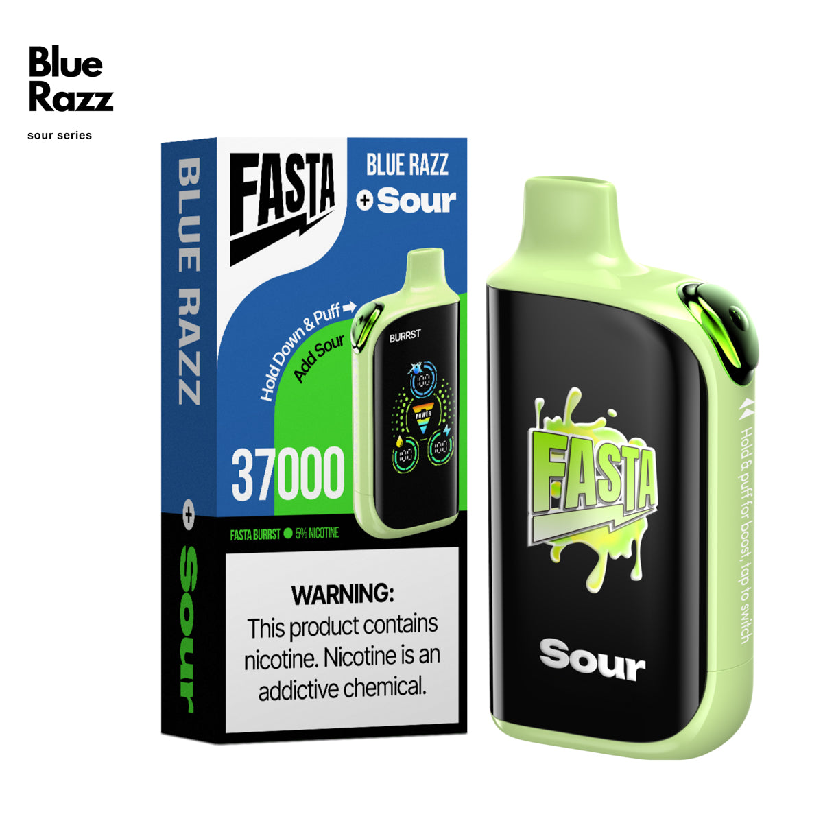 FASTA Burrst 37K Puff Disposable Device – 37,000 Puffs