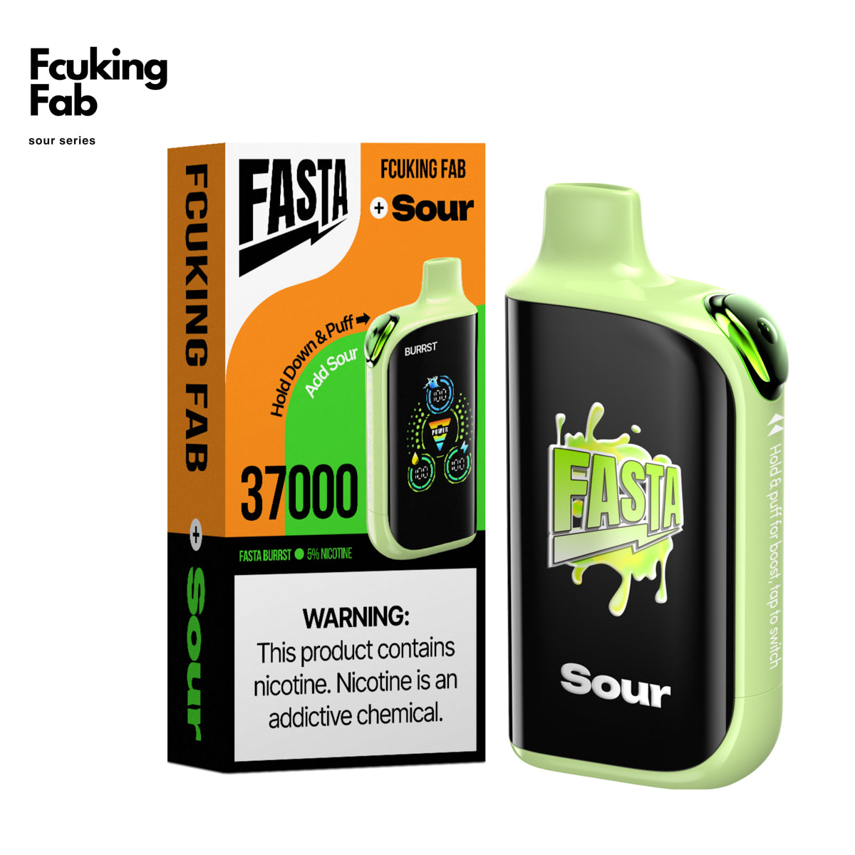 FASTA Burrst 37K Puff Disposable Device – 37,000 Puffs