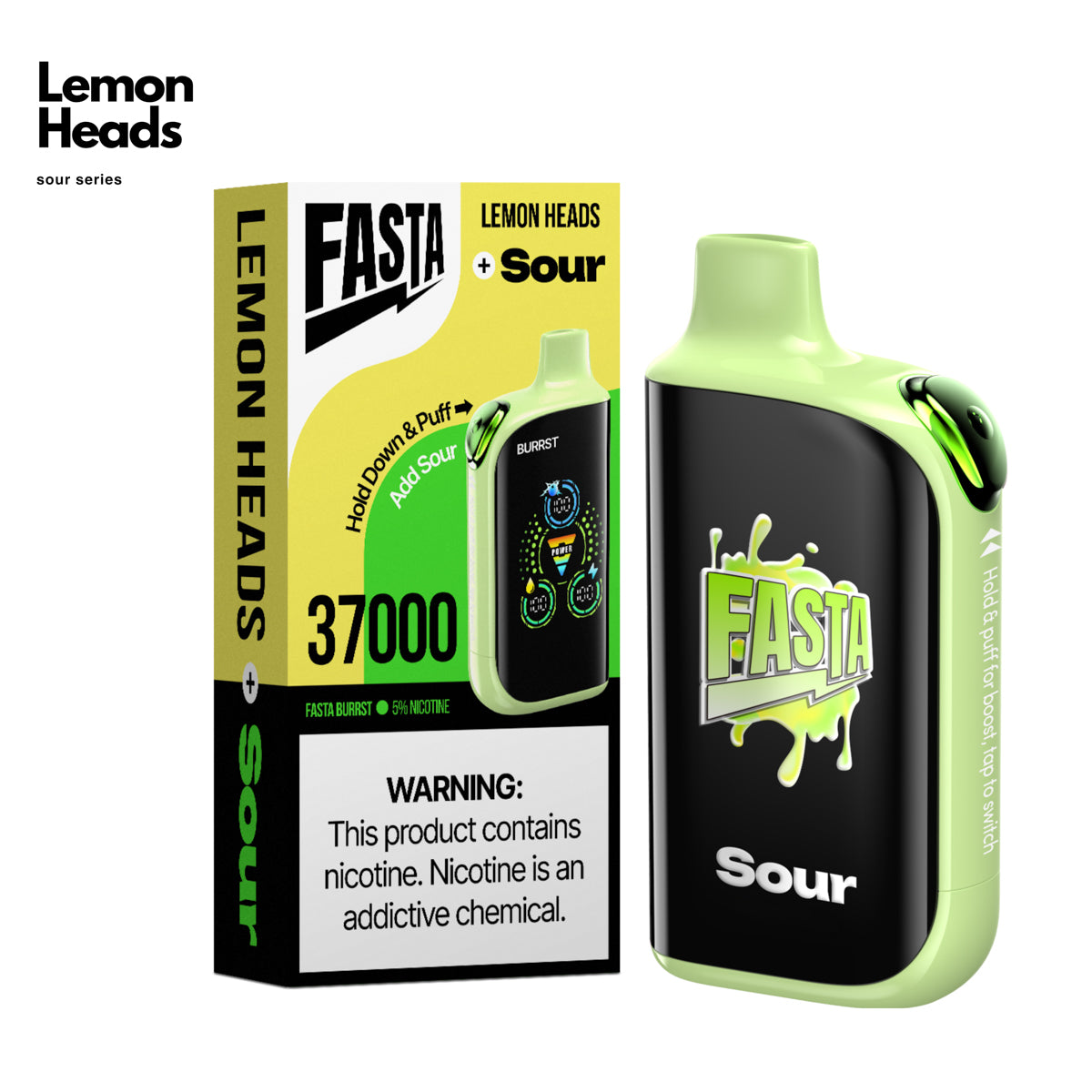 FASTA Burrst 37K Puff Disposable Device – 37,000 Puffs