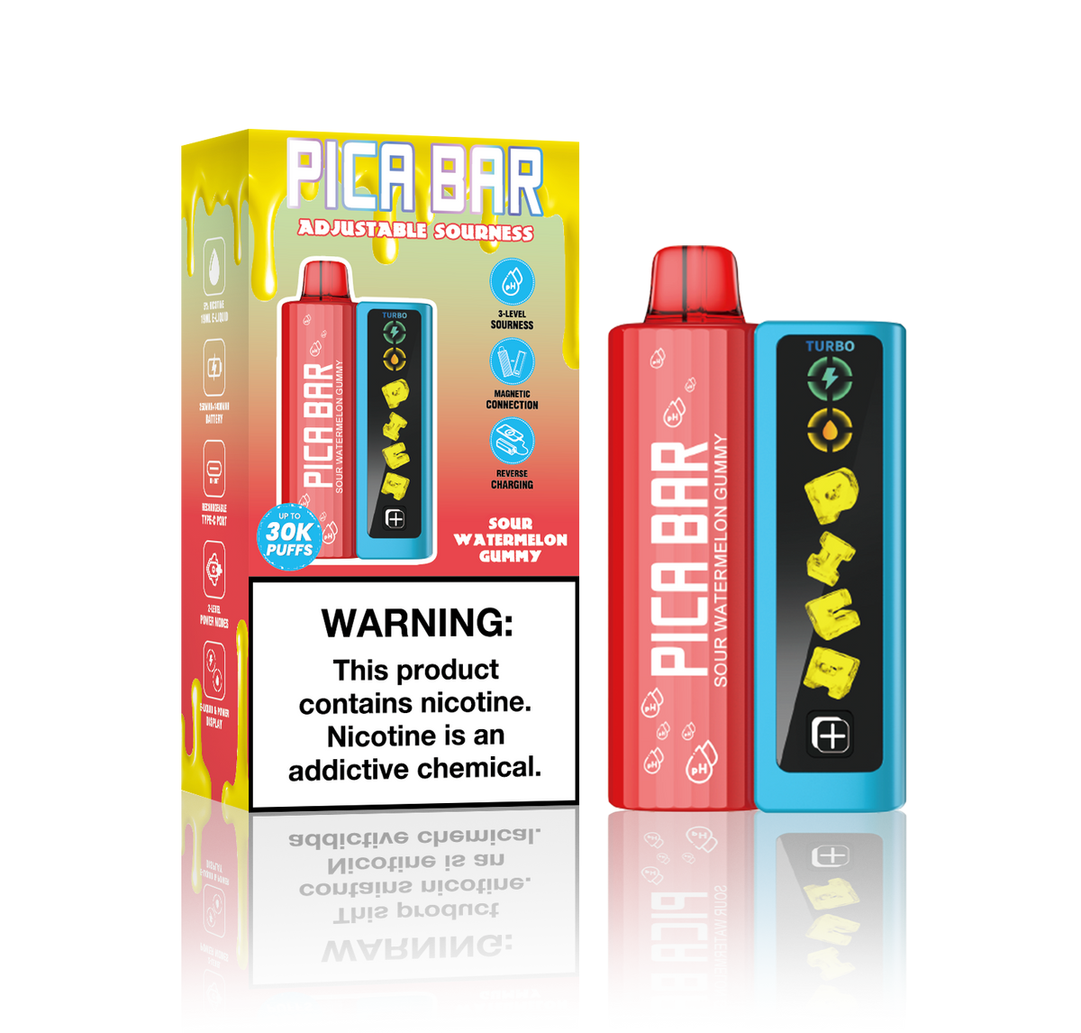 Assembled in USA | PICA BAR "TUNING" 30K Disposable KIT - 30,000 Puffs