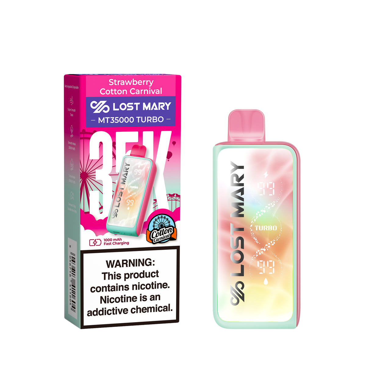 Lost Mary MT35K MT35000 Turbo Disposable Device - 35,000 Puffs