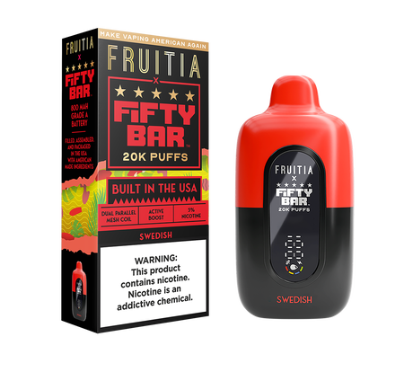 FRUTIA x FIFTY BAR 20K Puff Disposable Device - 20000 Puffs