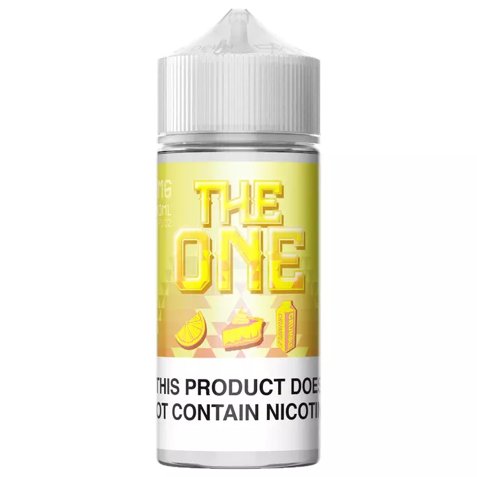 The One Lemon – 100mL e-liquid featuring fresh lemon cake, buttery pastry, and a smooth citrus finish.