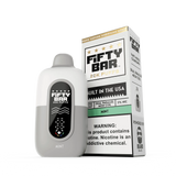 FIFTY BAR "White Series" 20K Puff  Powered By BEARD Vape Co. Disposable Device - 20000 Puffs