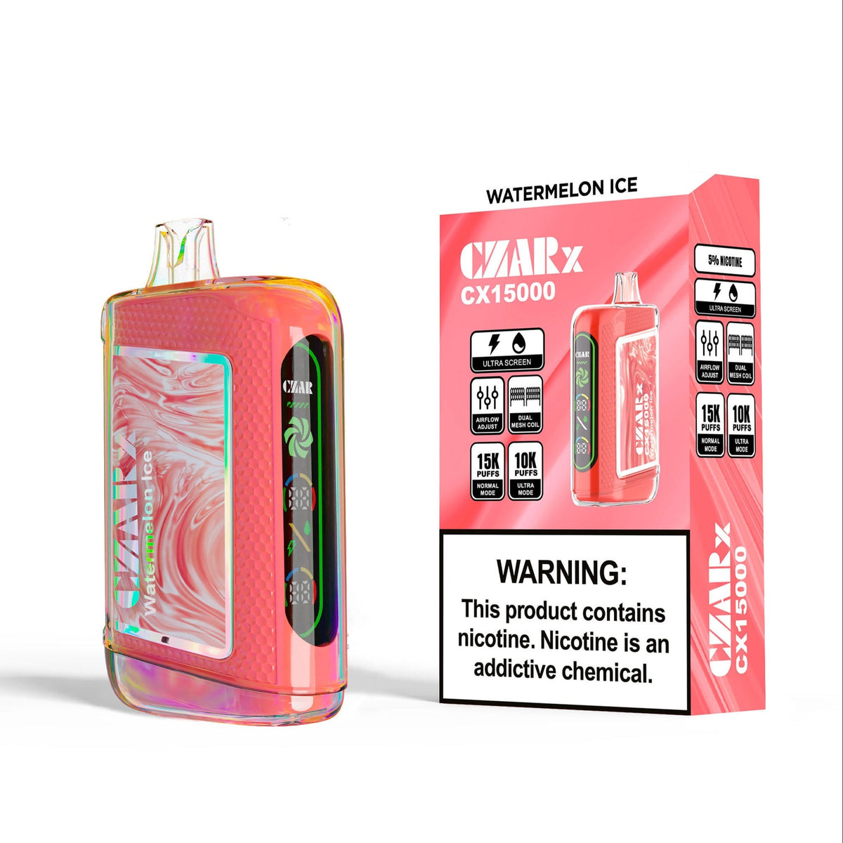 CZAR CX15000 CX15K Disposable Device – 15000 Puffs
