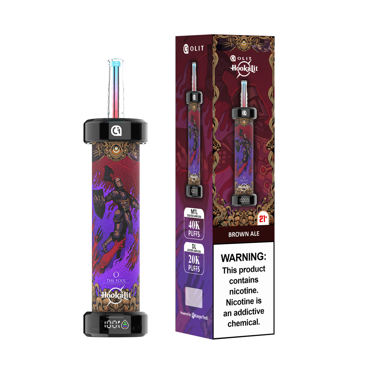 OLIT Hookalit 40K Disposable E-Hookah Device - 40,000 Puffs