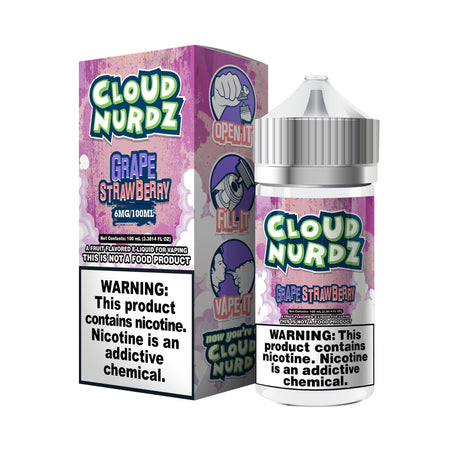 Grape Strawberry Iced by Cloud Nurdz TFN 100mL with Packaging