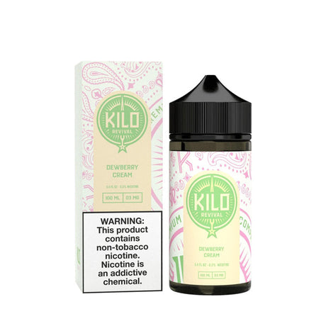 Dewberry Cream by Kilo Revival TFN Series 100mL with packaging