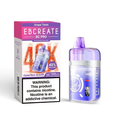 Made in Indonesia | EBCREATE BC PRO 40K Puff Disposable Device - 40,000 Puffs