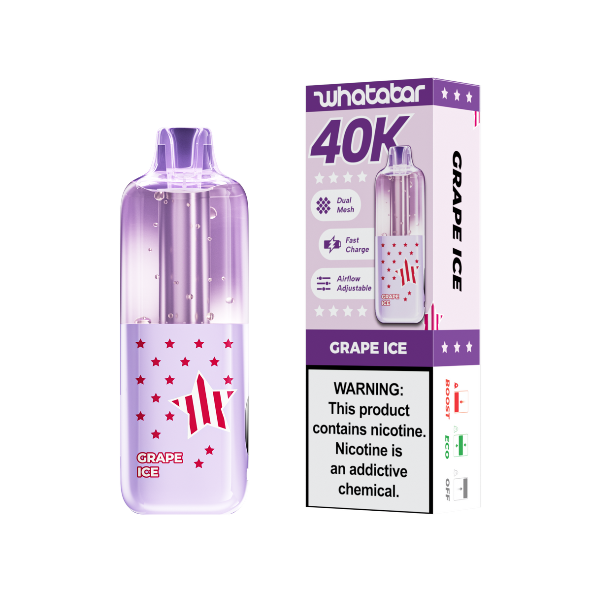 Assembled in USA | whatabar linko 40K Puffs Disposable Device - 40,000 Puffs