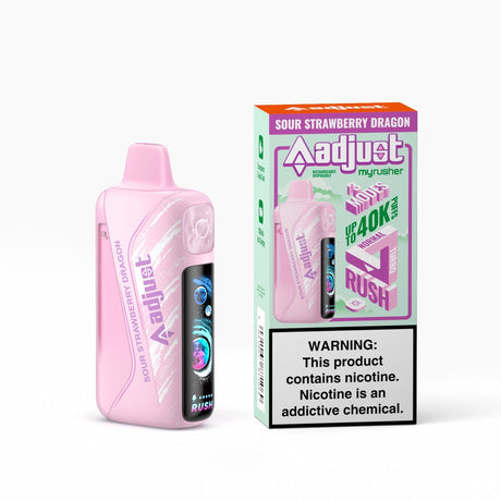 adjust myrusher 40K Puff Disposable Device - 40,000 Puffs