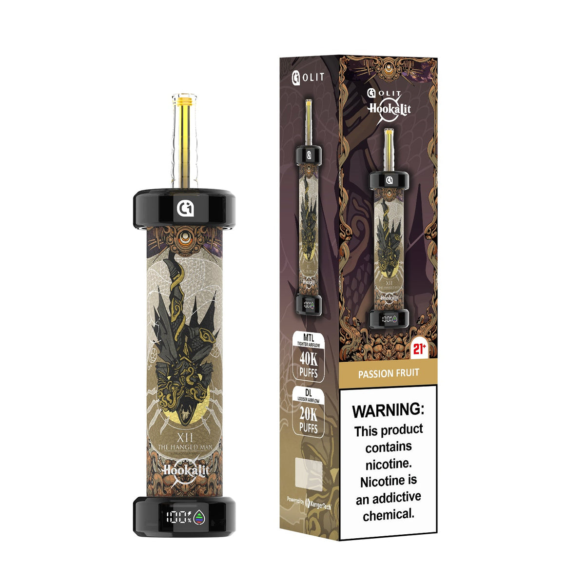 OLIT Hookalit 40K Disposable E-Hookah Device - 40,000 Puffs