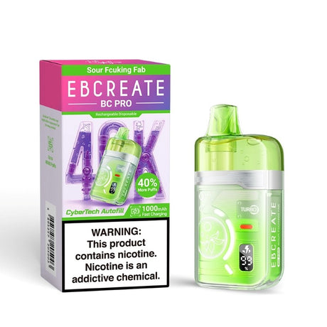 Made in Indonesia | EBCREATE BC PRO 40K Puff Disposable Device - 40,000 Puffs