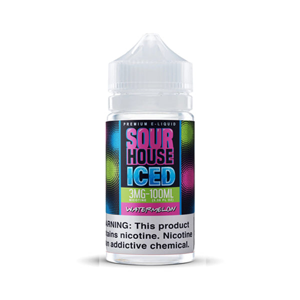 Watermelon by Sour House Iced 100ml bottle