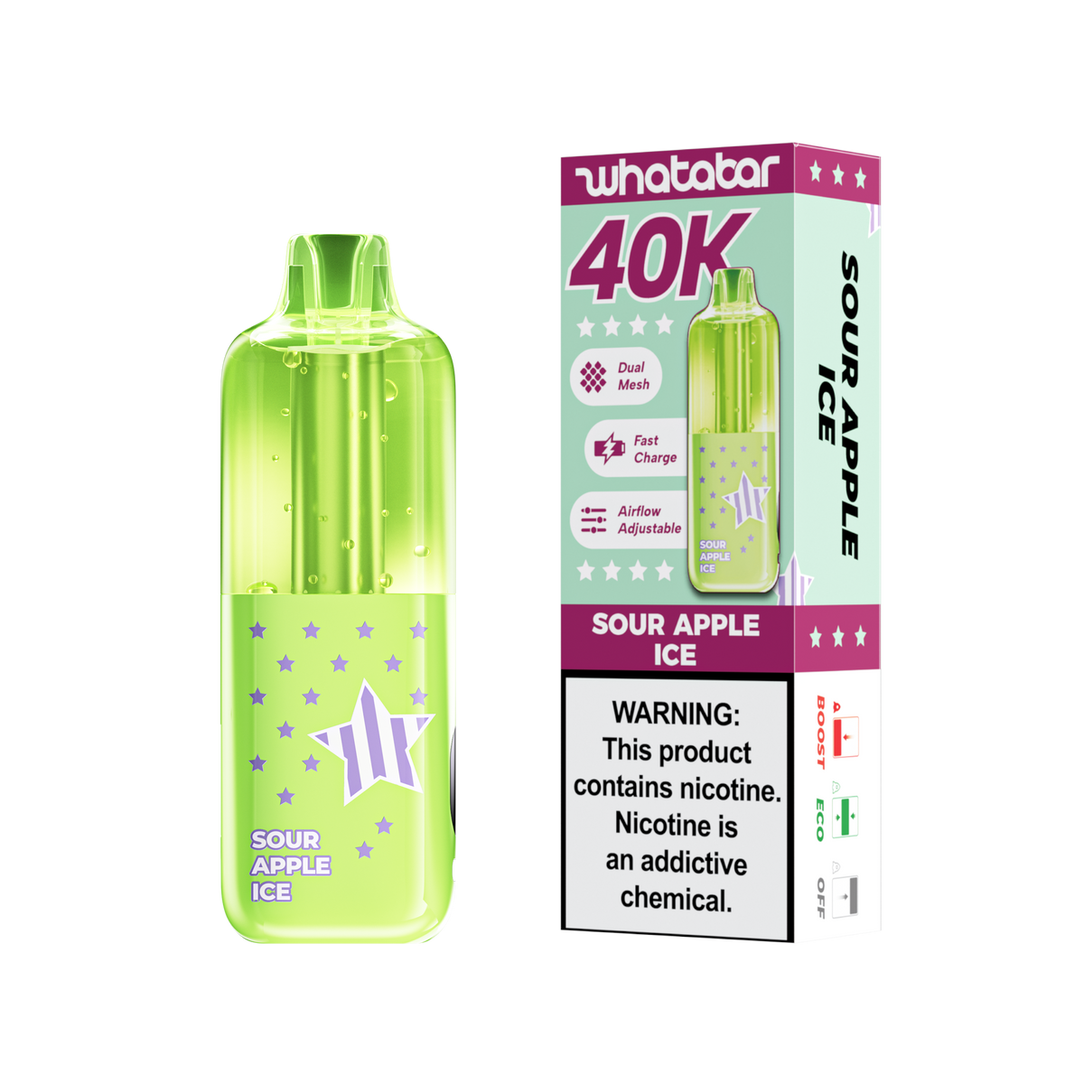 Assembled in USA | whatabar linko 40K Puffs Disposable Device - 40,000 Puffs
