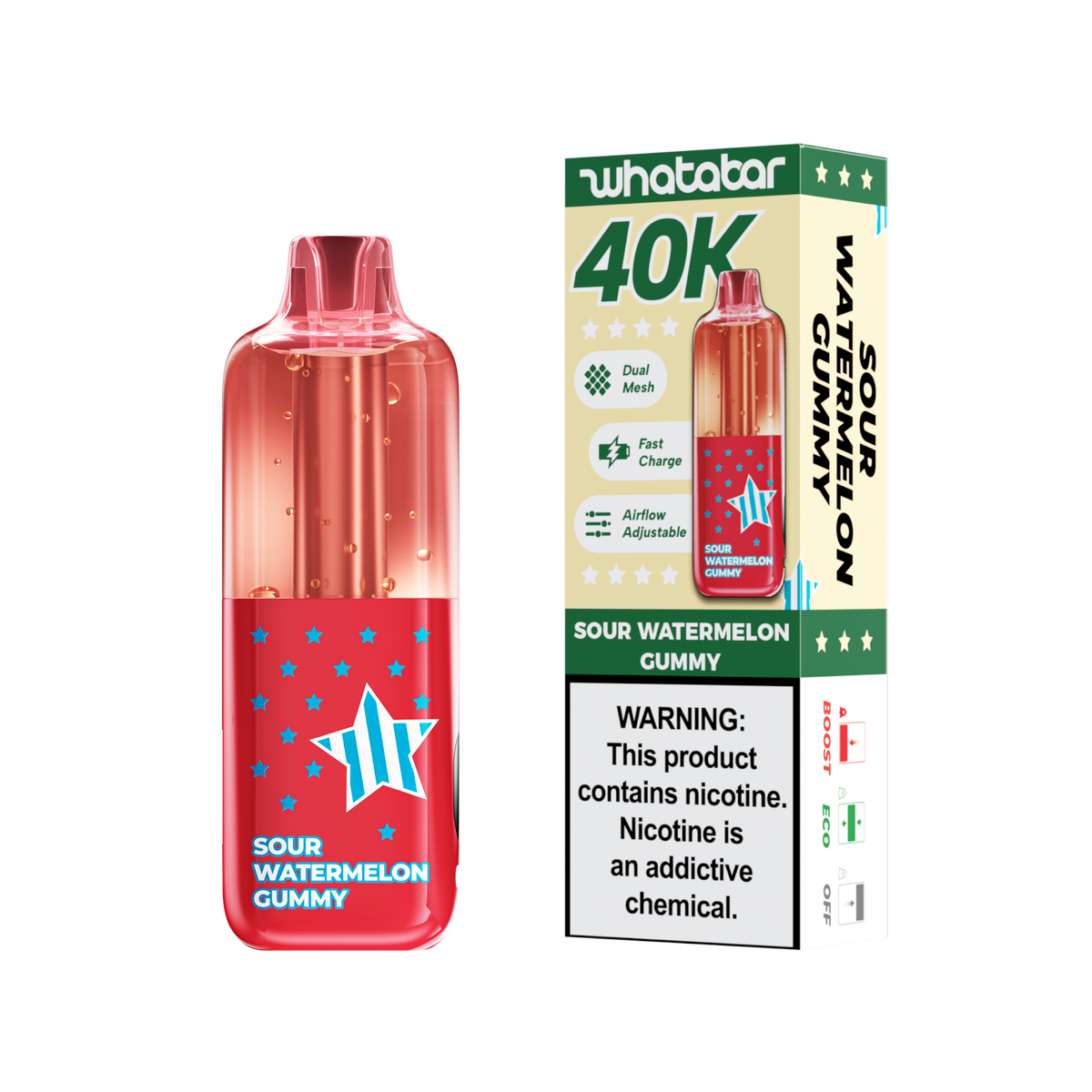 Assembled in USA | whatabar linko 40K Puffs Disposable Device - 40,000 Puffs