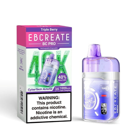 Made in Indonesia | EBCREATE BC PRO 40K Puff Disposable Device - 40,000 Puffs