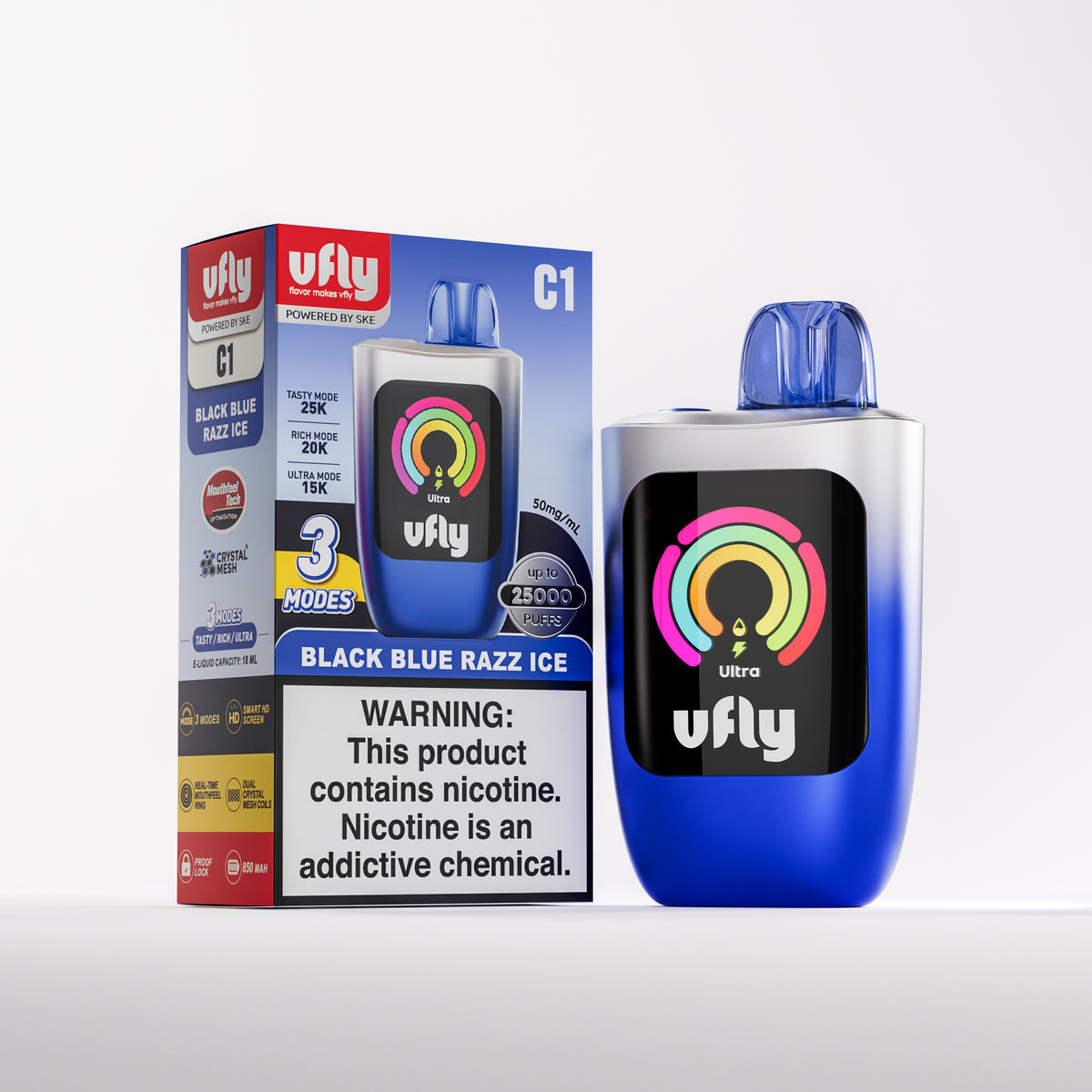 VFLY C1 25K Powered by SKE Disposable Device – 25,000 Puffs