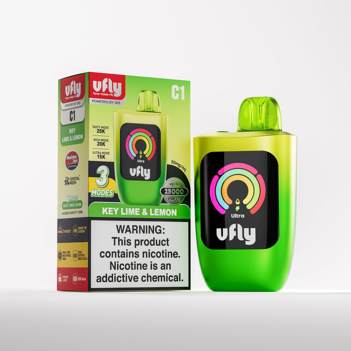 VFLY C1 25K Powered by SKE Disposable Device – 25,000 Puffs