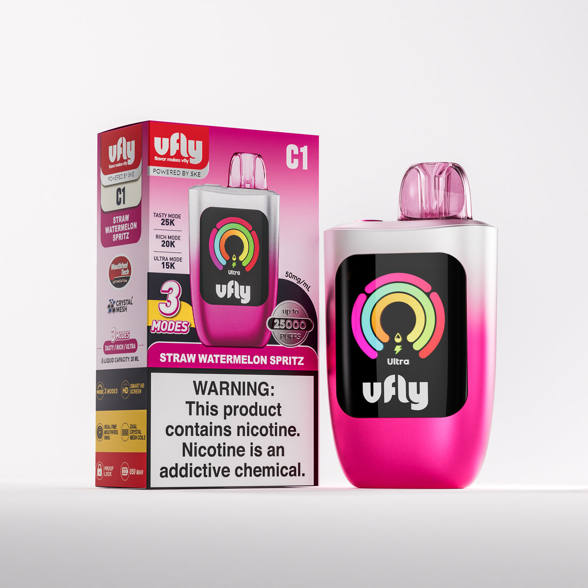 VFLY C1 25K Powered by SKE Disposable Device – 25,000 Puffs