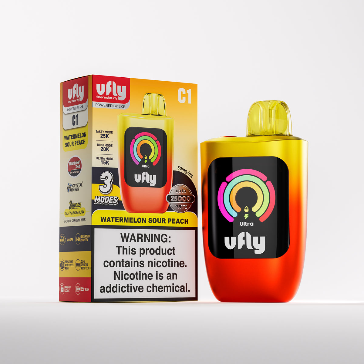 VFLY C1 25K Powered by SKE Disposable Device – 25,000 Puffs