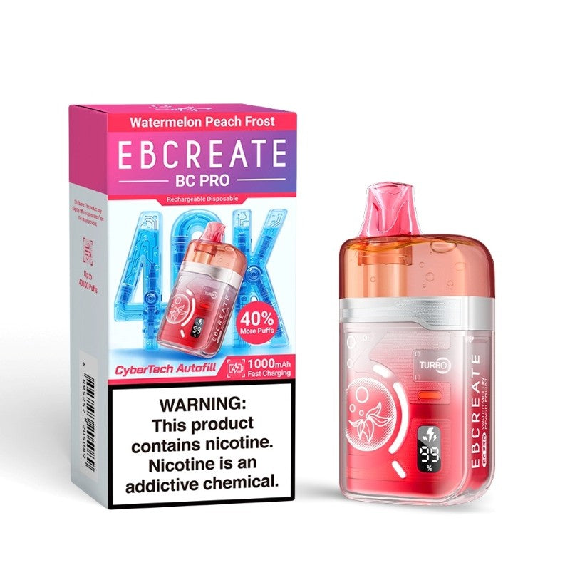 Made in Indonesia | EBCREATE BC PRO 40K Puff Disposable Device - 40,000 Puffs
