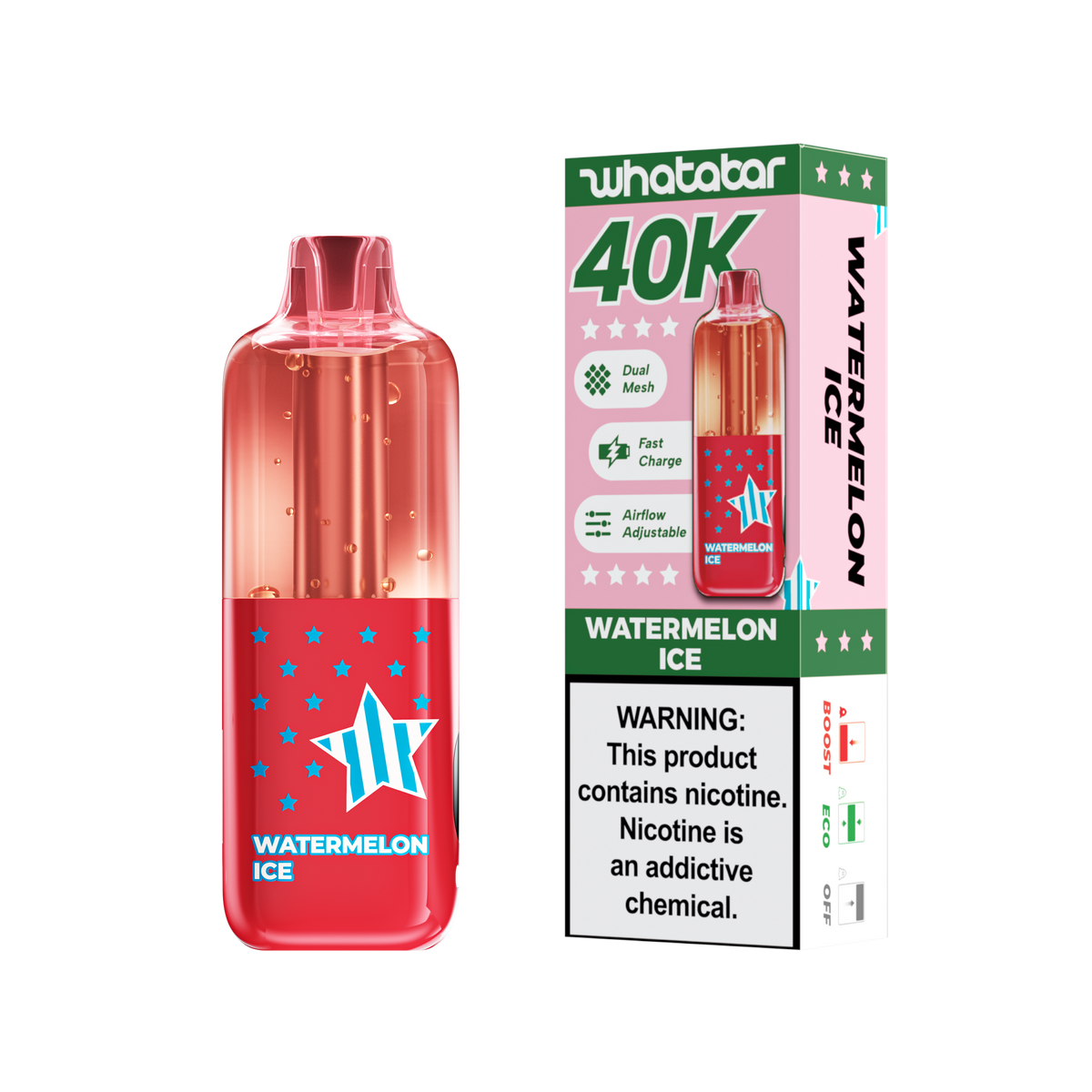 Assembled in USA | whatabar linko 40K Puffs Disposable Device - 40,000 Puffs