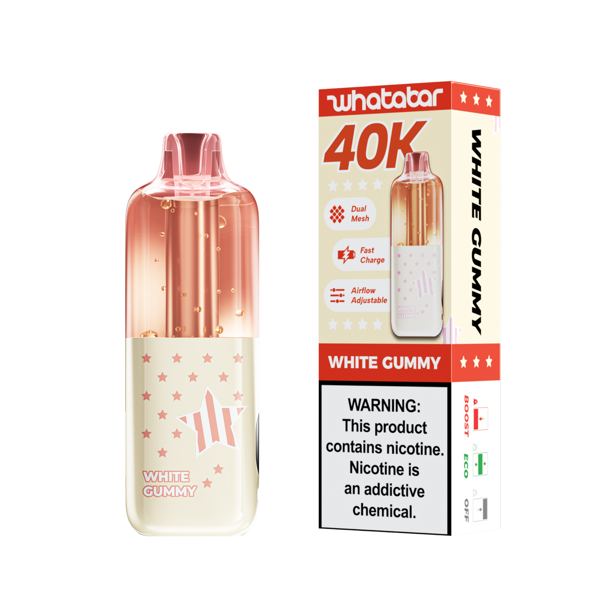 Assembled in USA | whatabar linko 40K Puffs Disposable Device - 40,000 Puffs