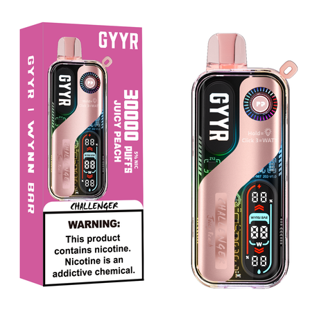 GYYR x Wynn Bar Challenger 30K Puff powered by PYNE POD Disposable Device - 30000 Puffs