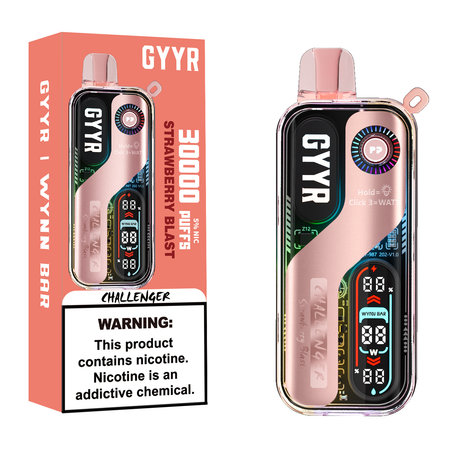 GYYR x Wynn Bar Challenger 30K Puff powered by PYNE POD Disposable Device - 30000 Puffs